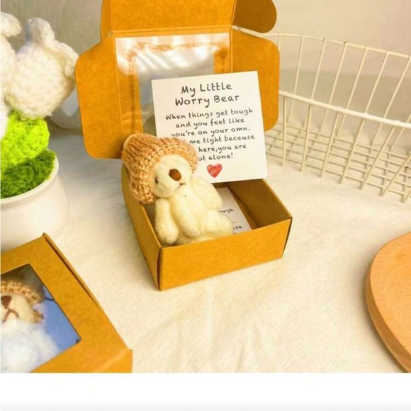 Accessories - Handmade Worry Bear with Hat